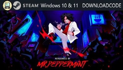 NEU PC Computer Spiel Vengeance of Mr Peppermint für Windows 10 11 STEAM Code