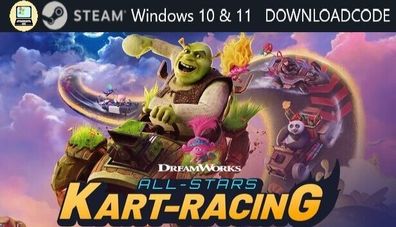 NEU PC Computer Spiel DreamWorks All Star Kart Racing für Windows 10 11 STEAM