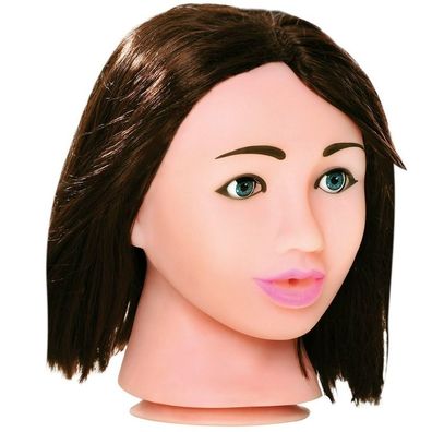 Extreme TOYZ - Mega Mund Masturbator Braun (FantaFlesh) + Gratis Geschenk