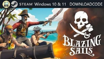 NEU PC Computer Spiel Blazing Sails für Windows 10 11 STEAM Download Code Key