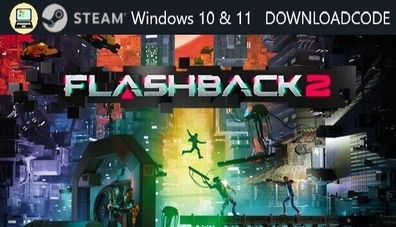 NEU PC Computer Spiel Flashback 2 für Windows 10 11 STEAM Download Code Game Key