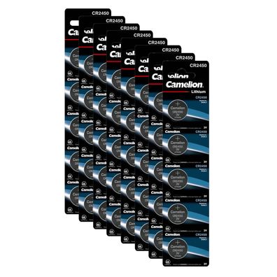 8x Camelion CR2450 CR 2450 3V Lithium Knopfzellen Batterien 5er Blister
