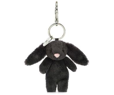 Jellycat Hase Schwarz Plüschtier Schlüsselanhänger Kuscheltier Anhänger Spielzeug Bag
