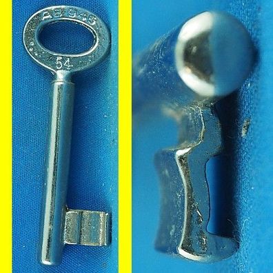 Börkey - Zimmertür Einsteckschloss Schlüssel 945 System Fliether (KFV) Profil 54