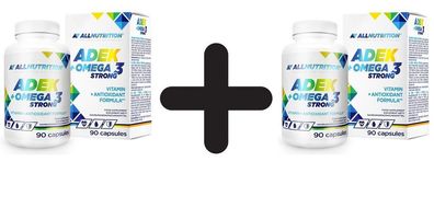 2 x Allnutrition ADEK + Omega 3 Strong - 90 caps