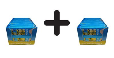 2 x Allnutrition Fitking Delicious Wafers, Cream - 32 x 80g