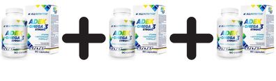 3 x Allnutrition ADEK + Omega 3 Strong - 90 caps