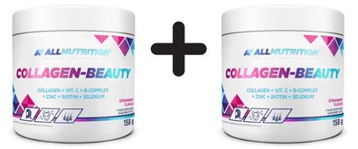 2 x Allnutrition Collagen-Beauty, Strawberry - 158g