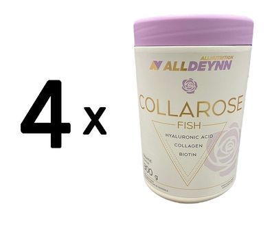 4 x Allnutrition Collarose Fish, Orange - 300g
