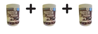 3 x Allnutrition Protein Pudding, Chocolate - 500g
