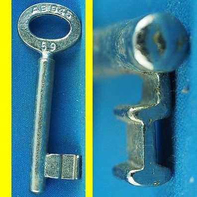 Börkey - Zimmertür Einsteckschloss Schlüssel 945 System Fliether (KFV) Profil 59