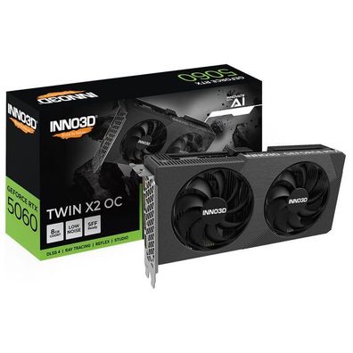 VGA Inno3D GeForce® RTX 5060 8GB Twin X2 OC V2
