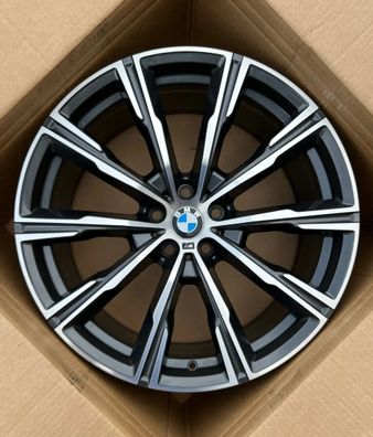 1x Original BMW X5 G05 X6 G06 20 Zoll Sternspeiche M740 Alufelge 8071997 10,5J ET40