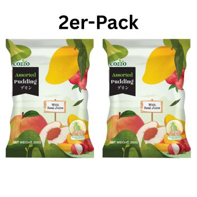 2er-Pack COZZO Frucht Jelly Gelee Bonbons Mix 300g