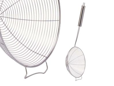 Schaumkelle Schaumlöffel Edelstahl Schöpfkelle Sieblöffel &Oslash; 19cm