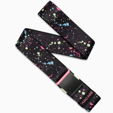 ARCADE Gürtel Splatter black/neon
