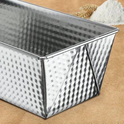 KADAX Backform, Kastenform, Kuchenform, 35 x 12 cm, Silber