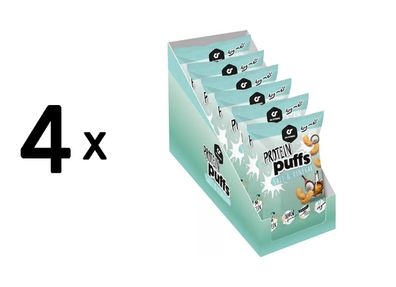 4 x Go Fitness Protein Puffs (12x50g) Salt and Vinegar