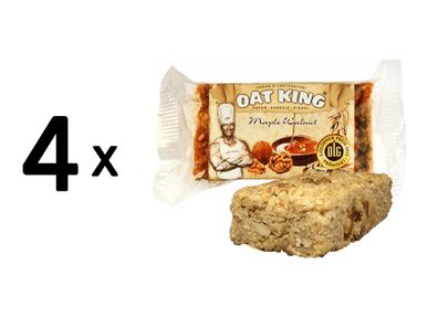 4 x LSP Oat King Energy Bar (10x90g) Maple Walnut