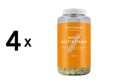 4 x Myprotein MyVitamins Daily Multivitamin (180)