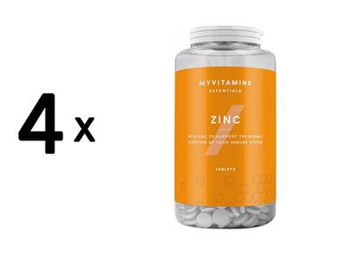 4 x Myprotein MyVitamins Zinc (90 Tabs)