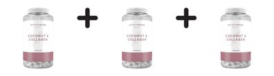 3 x Myprotein MyVitamins Coconut and Collagen (180 Caps)