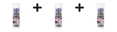 3 x Now Foods Effer-Hydrate (10 serv) Mixed Berry