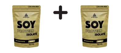 2 x Peak Soy Protein Isolate (750g) Natural