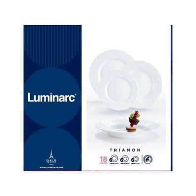 Tafelservice Geschirrset für 6 Personen Trianon 18-teilig Luminarc