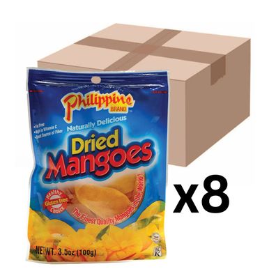 8er-Pack Philippine Brand Getrocknete Mango 100g