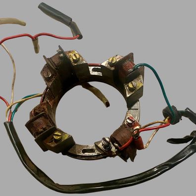 Jawa Babetta 206,207,210,215 Lichtmaschine Grundplatte Zündung