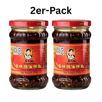 2er-Pack LAO GAN MA Crispy Chili in Öl 210g