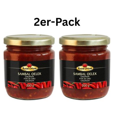 2er-Pack Royal Orient Sambal Oelek Chilipaste 200g