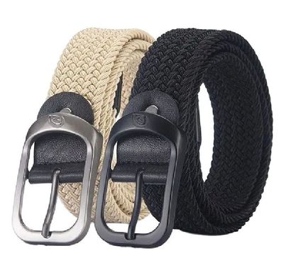 Casual Woven Elastik Gürtel Unisex Outdoor Sport ohne Löcher Arbeit