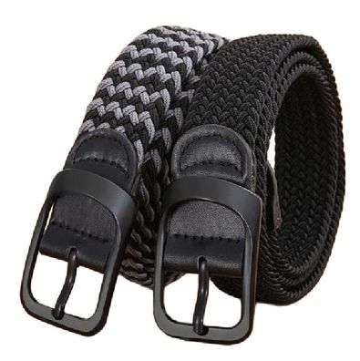 Gürtel ohne Loch Unisex Woven Stretch Canvas Student vielseitig