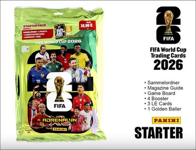 Fussball WM 26 Panini Adrenalyn XL FIFA World Cup 2026™  TC  Starter 1 Stck