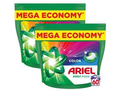 Ariel Allin1 Pods Farbe Waschen Kapseln 2x60 Wäschen