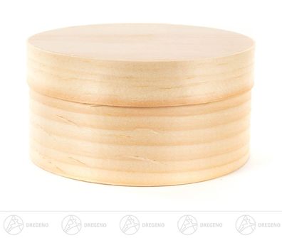 Ersatzteile Spanschachtel rund BxHxT 10,5 cmx5 cmx10,5 cm NEU Holzschachtel