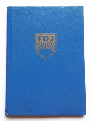 DDR FDJ Mitgliedsbuch Ausstellungsjahr 1988 weiblich