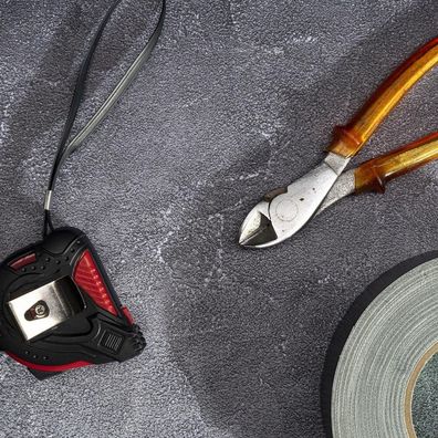 Bresser - F004437 - Flatlay Hintergrund für Legebilder 60 x 60cm Betonlook Grau