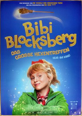 Bibi Blocksberg - Das große Hexentreffen - Original Kinoplakat A1 -Teaser- Filmposter