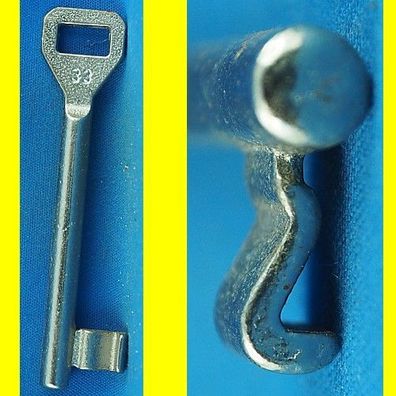 Börkey 951 - Zimmertür - Schlüssel System SSF (Sächs. Schlossfabrik) - Profil 33 LANG