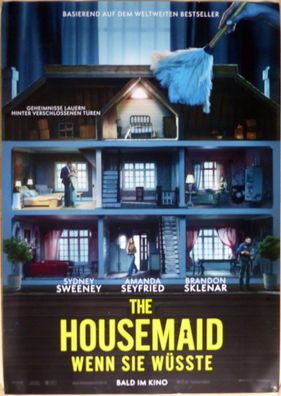 The Housemaid - Wenn sie wüsste - Original Kinoplakat A1 - Sydney Sweeney- Filmposter