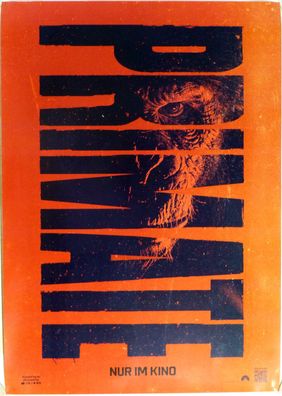 Primate - Original Kinoplakat A1 - Johnny Sequoyah, Jessica Alexander - Filmposter