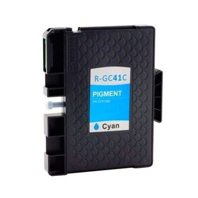 Tintenpatrone kompatibel mit Ricoh GC-41 cyan / 405762, 405766