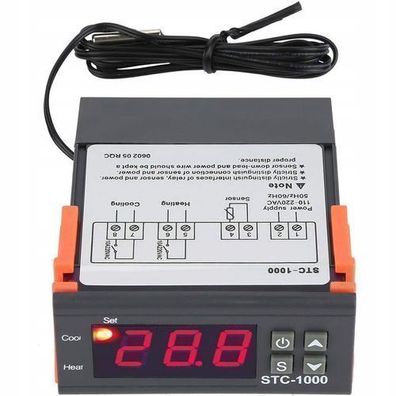 Rosfix Temperaturregler STC-1000 – LED Anzeige 230V | -50°C bis 110°C