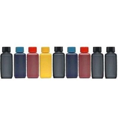 Phototinten-Refill-Kit kompatibel mit Epson R2880 - 9 x 100 ml Nachfülltinte