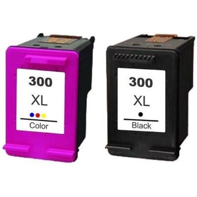Druckerpatronen Set kompatibel mit HP 300 XL black & color - 2 XL Patronen