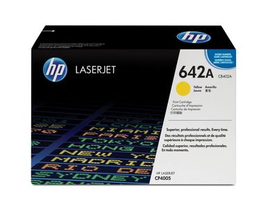 HP 642A - Gelb - original - LaserJet - Tonerpatrone (CB402A)