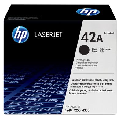 HP 42X - 2er-Pack - Hohe Ergiebigkeit - Schwarz - original - LaserJet - Tonerpatron
